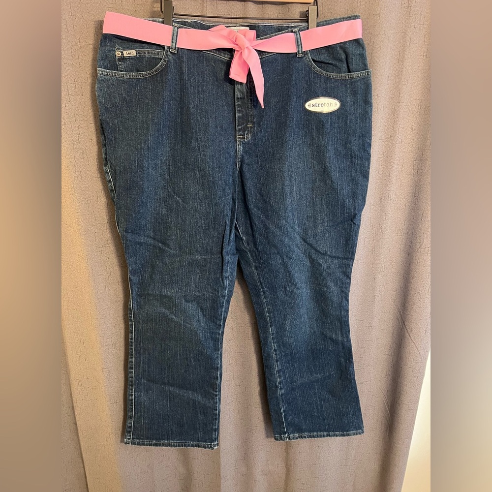 Lee’s Women's Blue Boot Cut Stretch Jeans size 24 women’s plus size NWT